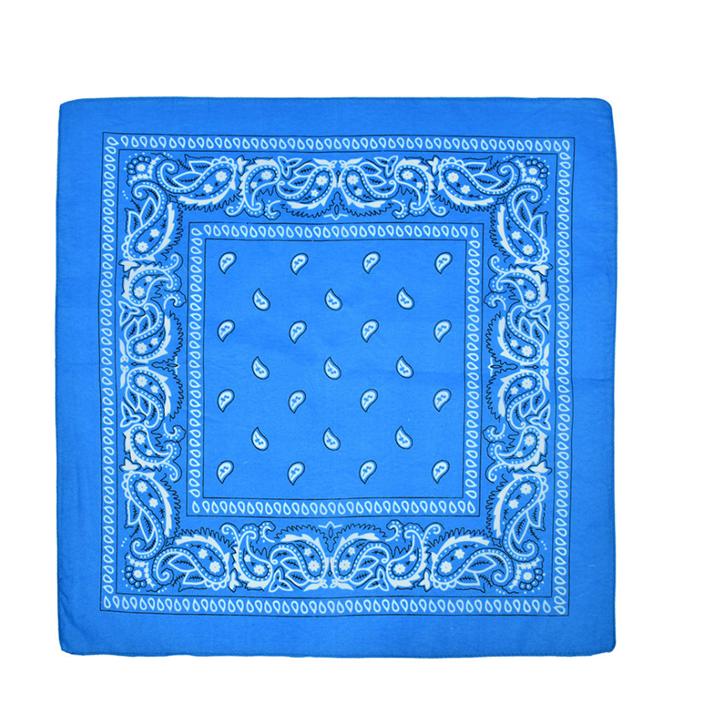 Paisley Pattern Bandanas Face Mask Square Scarf Headwear