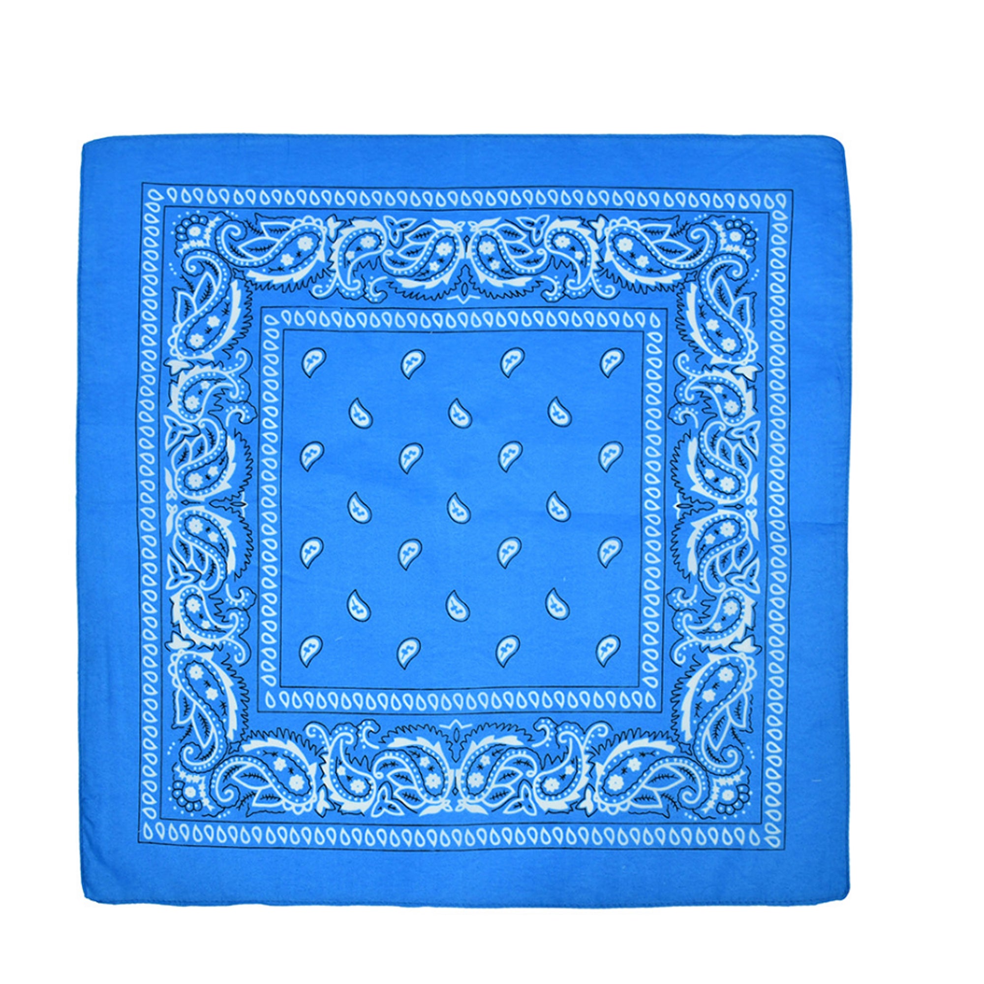 Paisley Pattern Bandanas Face Mask Square Scarf Headwear