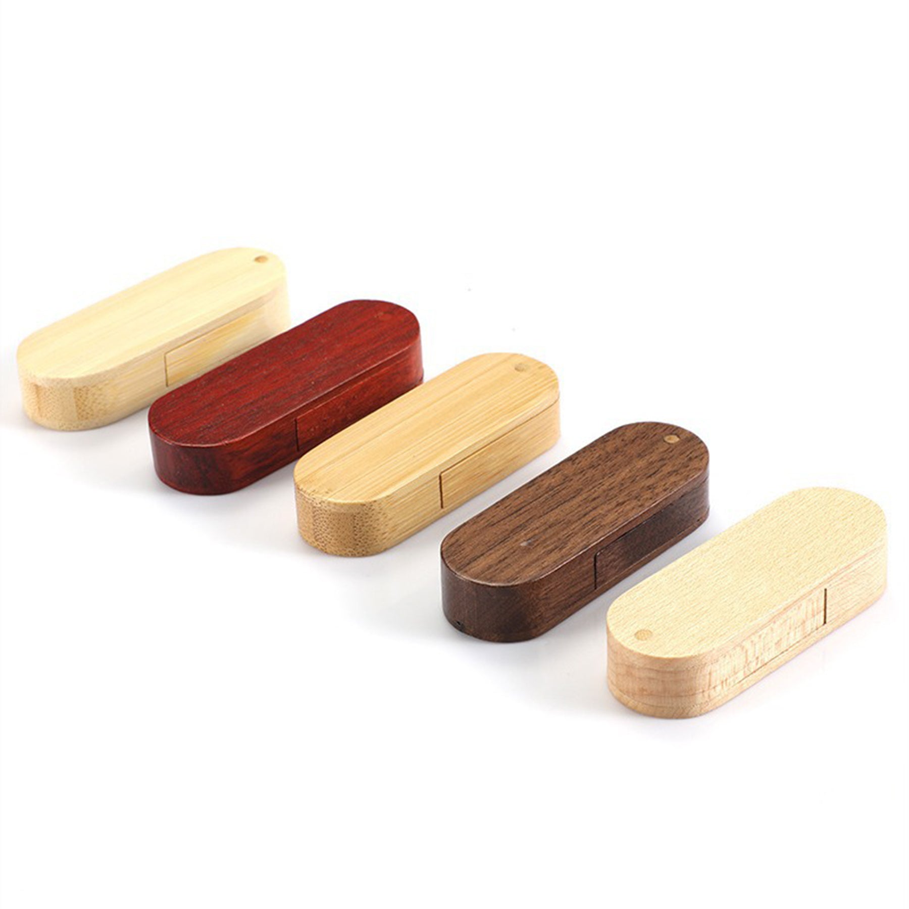 Rotating Wooden USB Drive