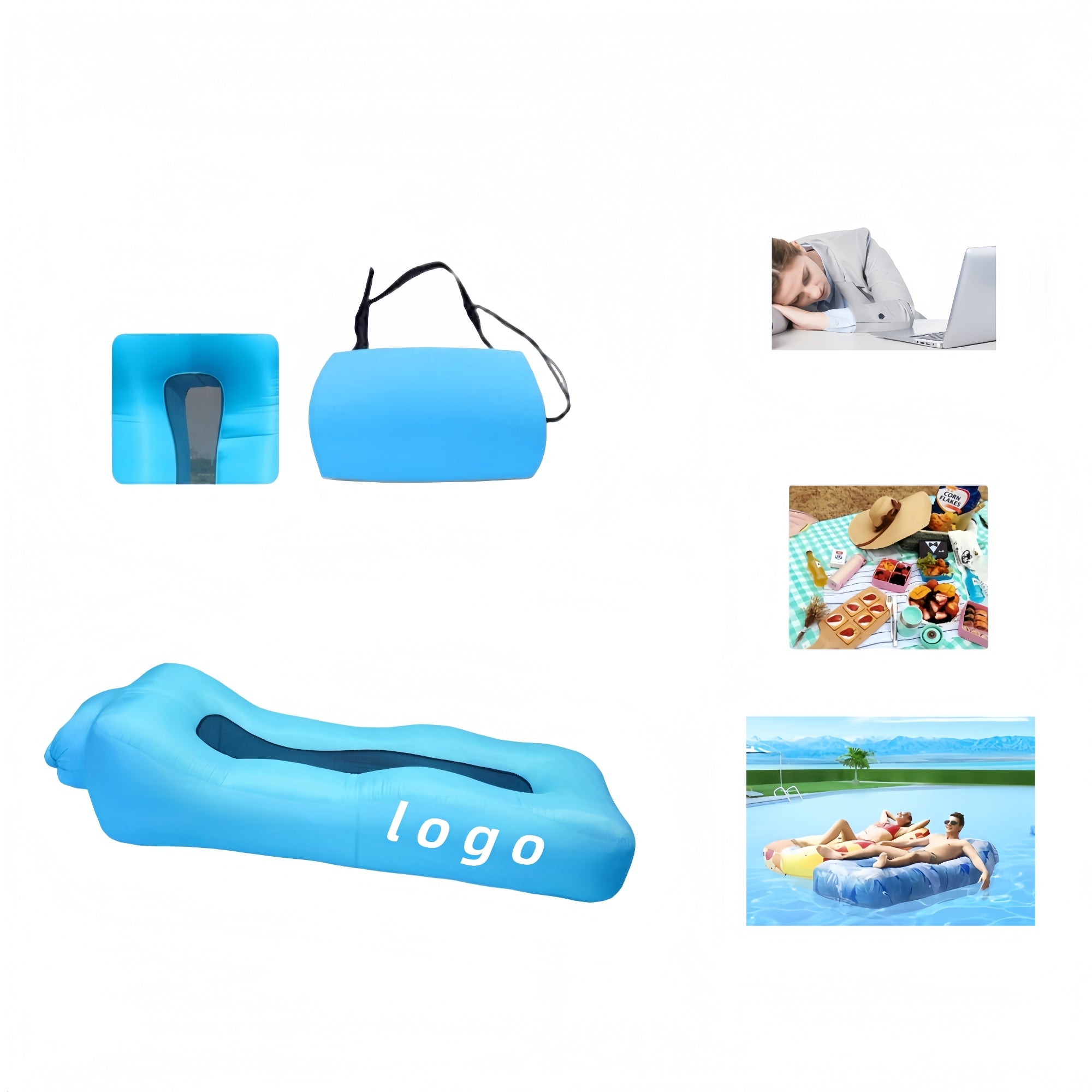Amphibious Lazy Inflatable Bed