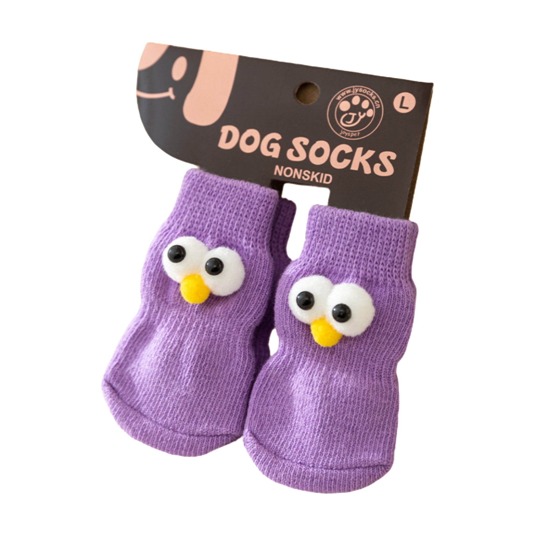 Hypoallergenic Non Slip Dog Socks With Cute Cartoon Eyes