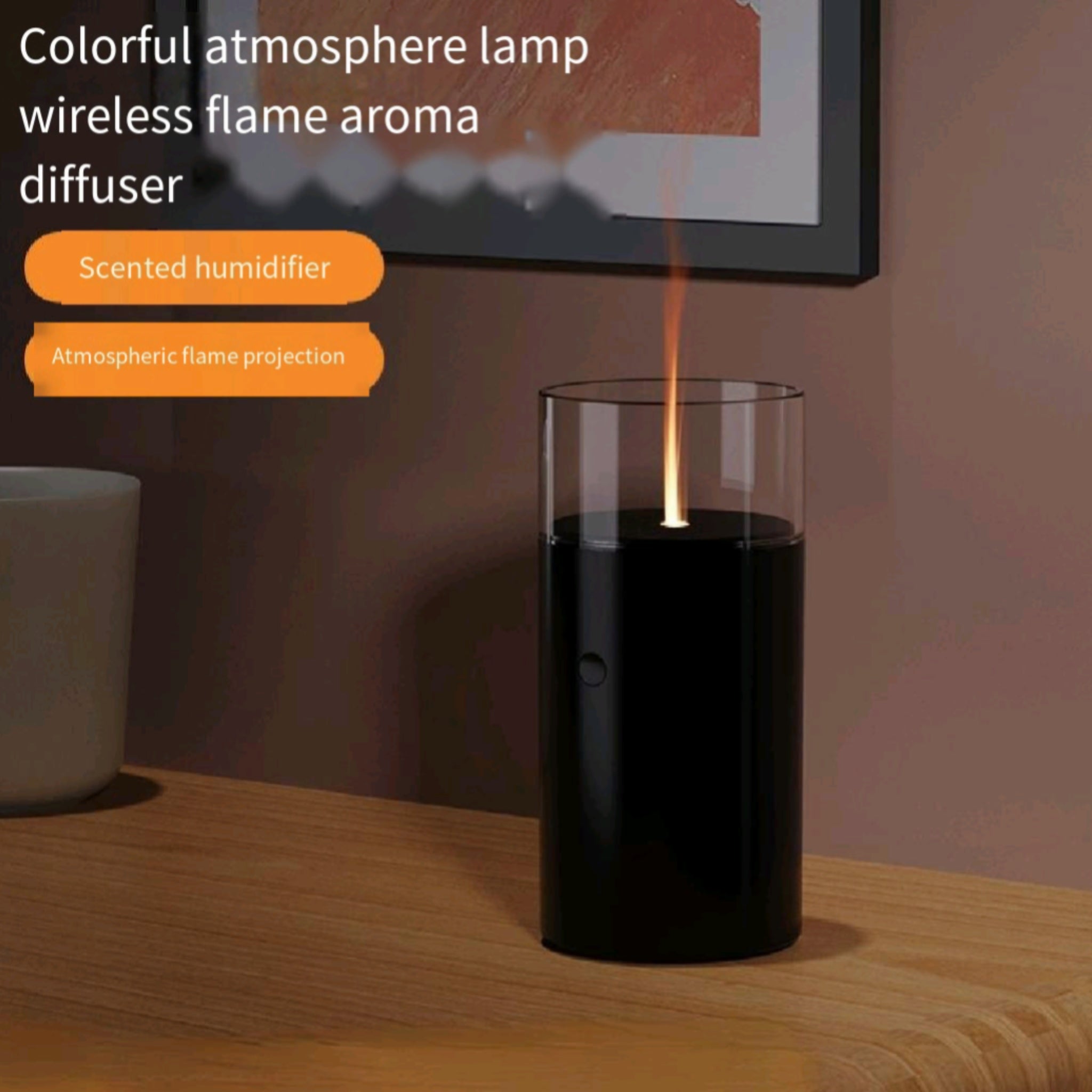 NoFlame Diffuser Flicker Car USB Oil Humidifier