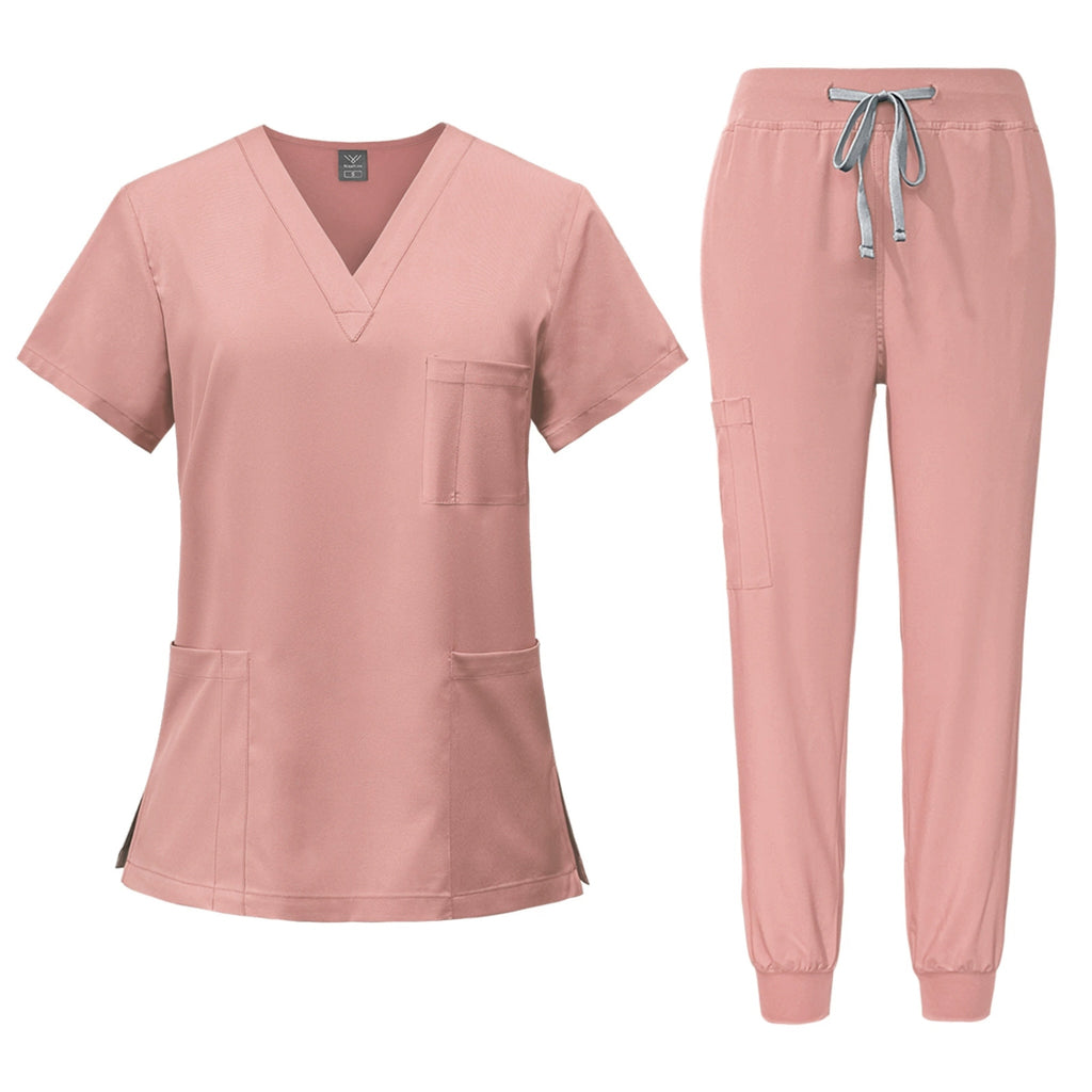 Unisex Quick-Dry Short-Sleeve Hospital Workwear Set