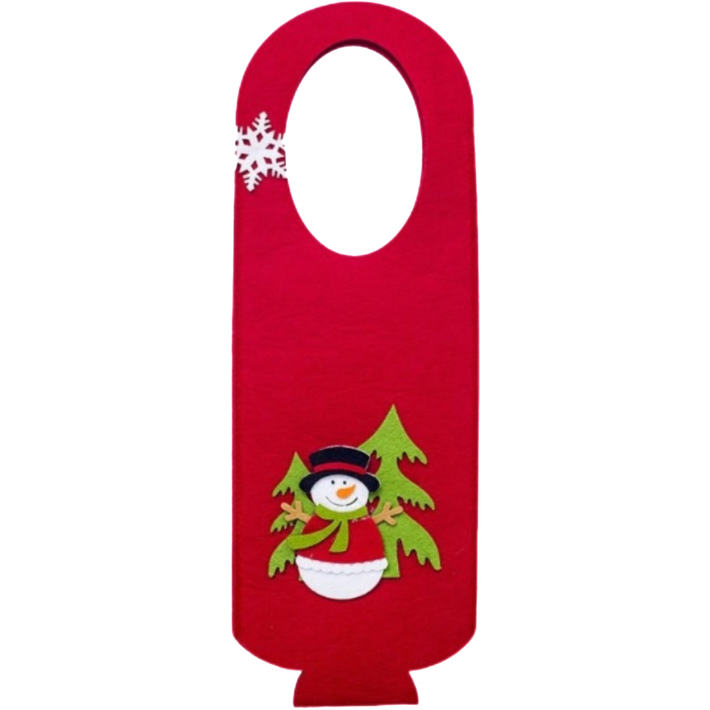 Christmas Felt Wine Bag