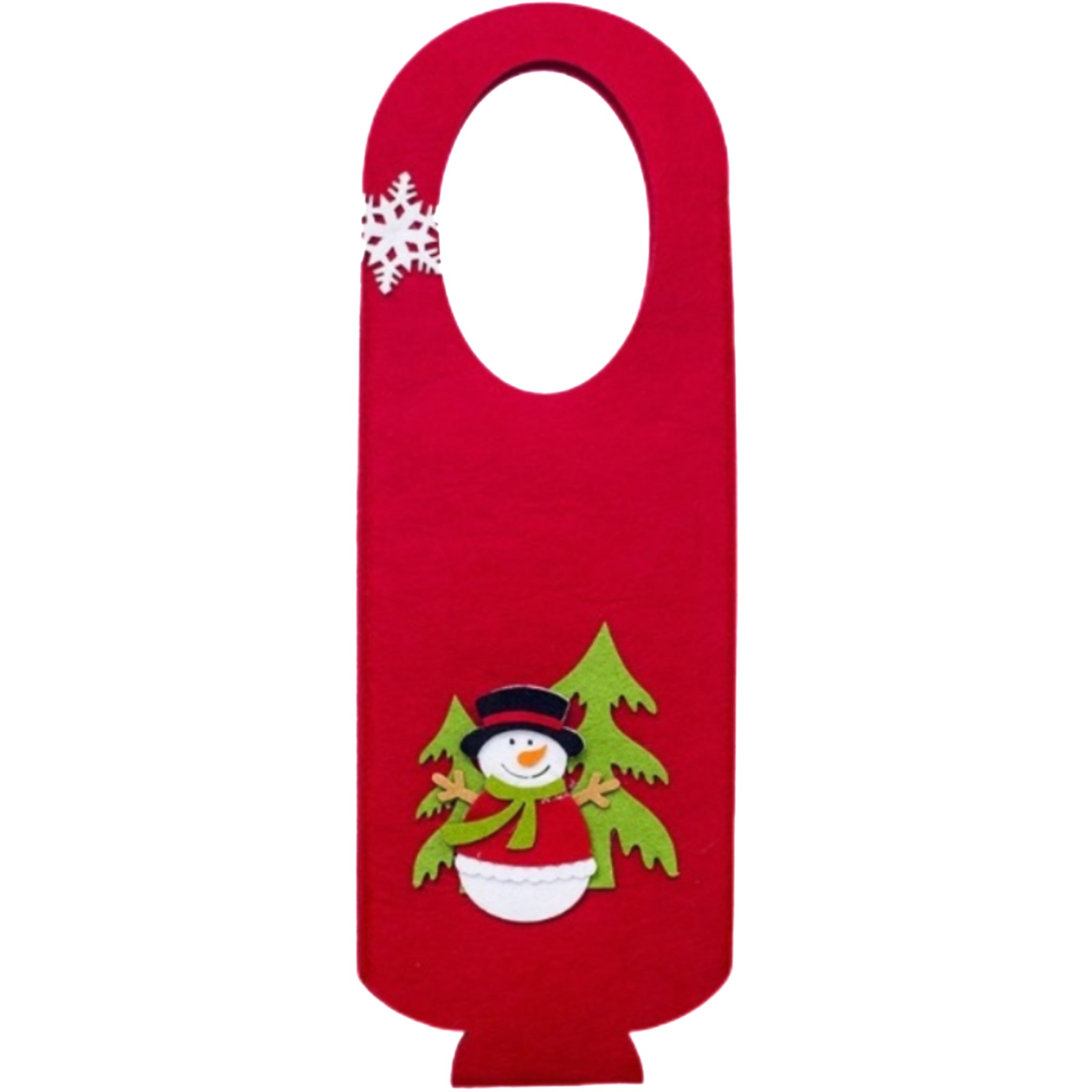 Christmas Felt Wine Bag