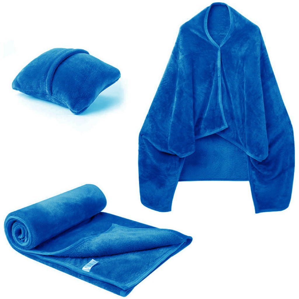 2-in-1 Flannel Travel Blanket