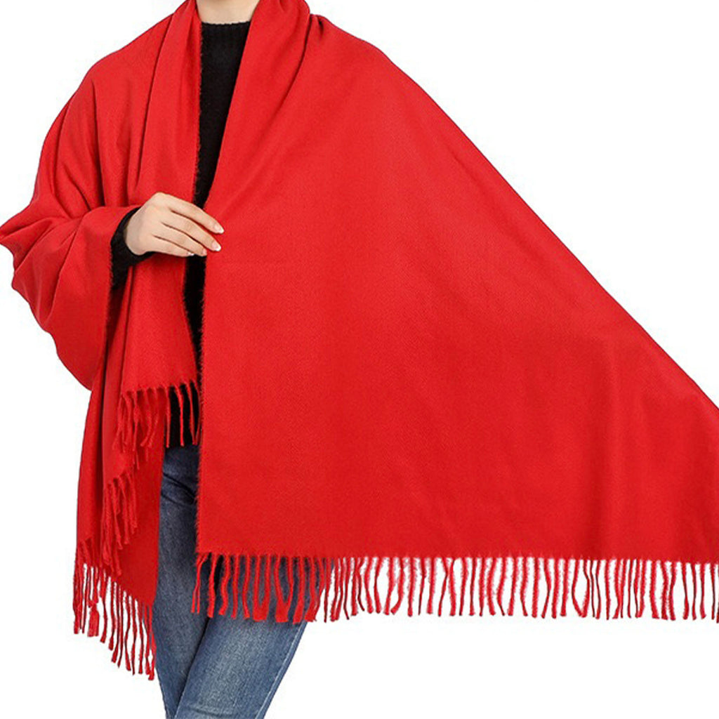Custom China Red Scarf – Elegant and Timeless Design