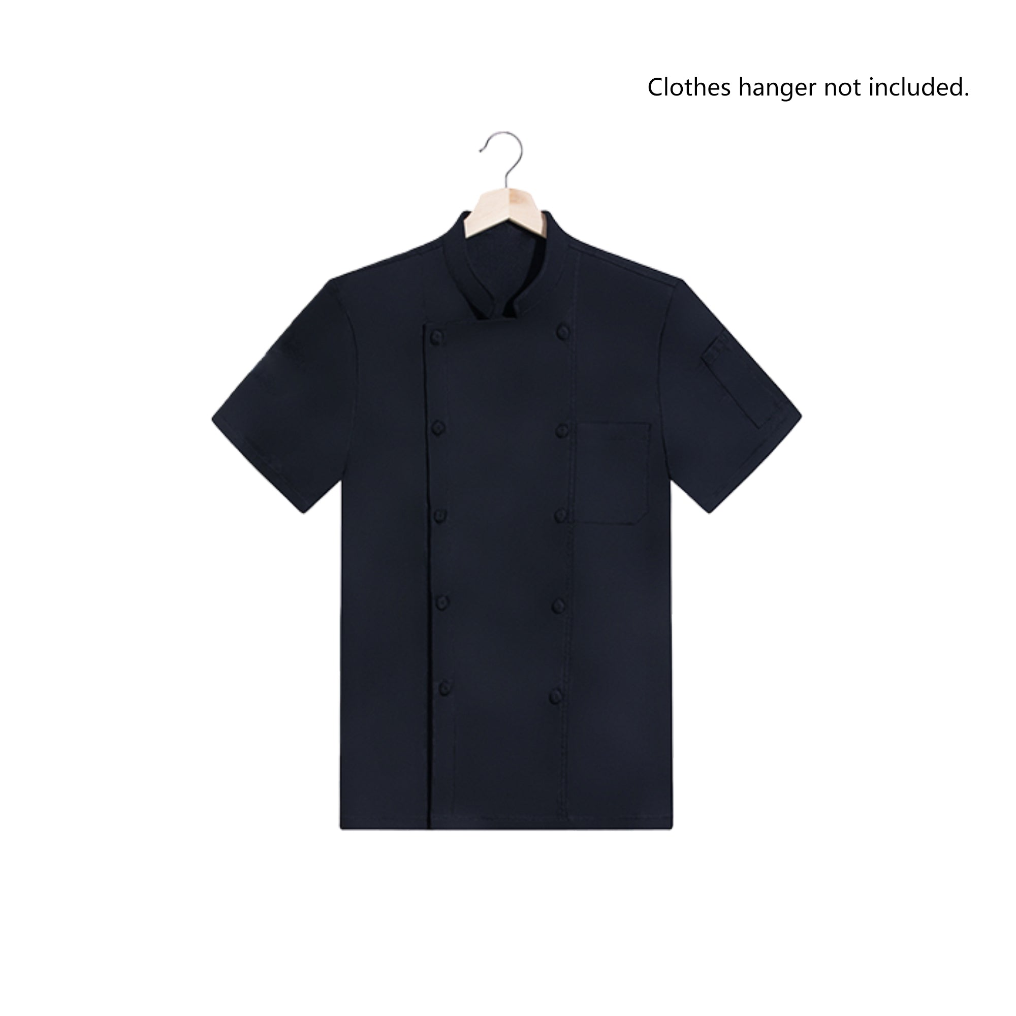 Unisex Chef Coat Short Sleeve For Restaurant