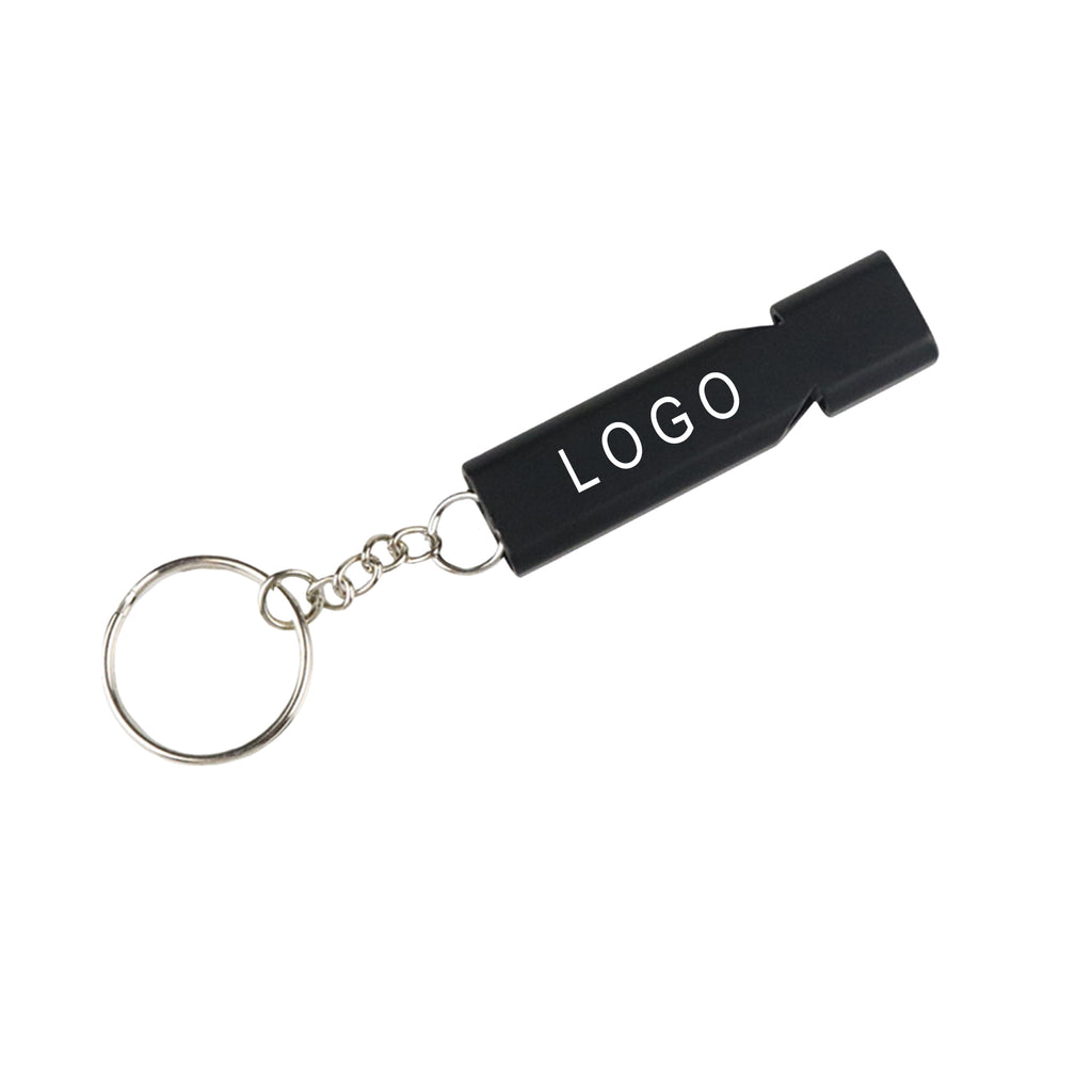 Emergency Survival Double Tube Whistle Keychain