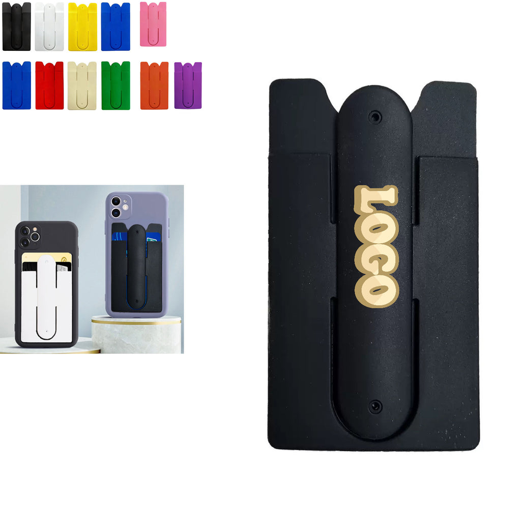 Silicone Phone Back - Sticker Card Holder & Stand