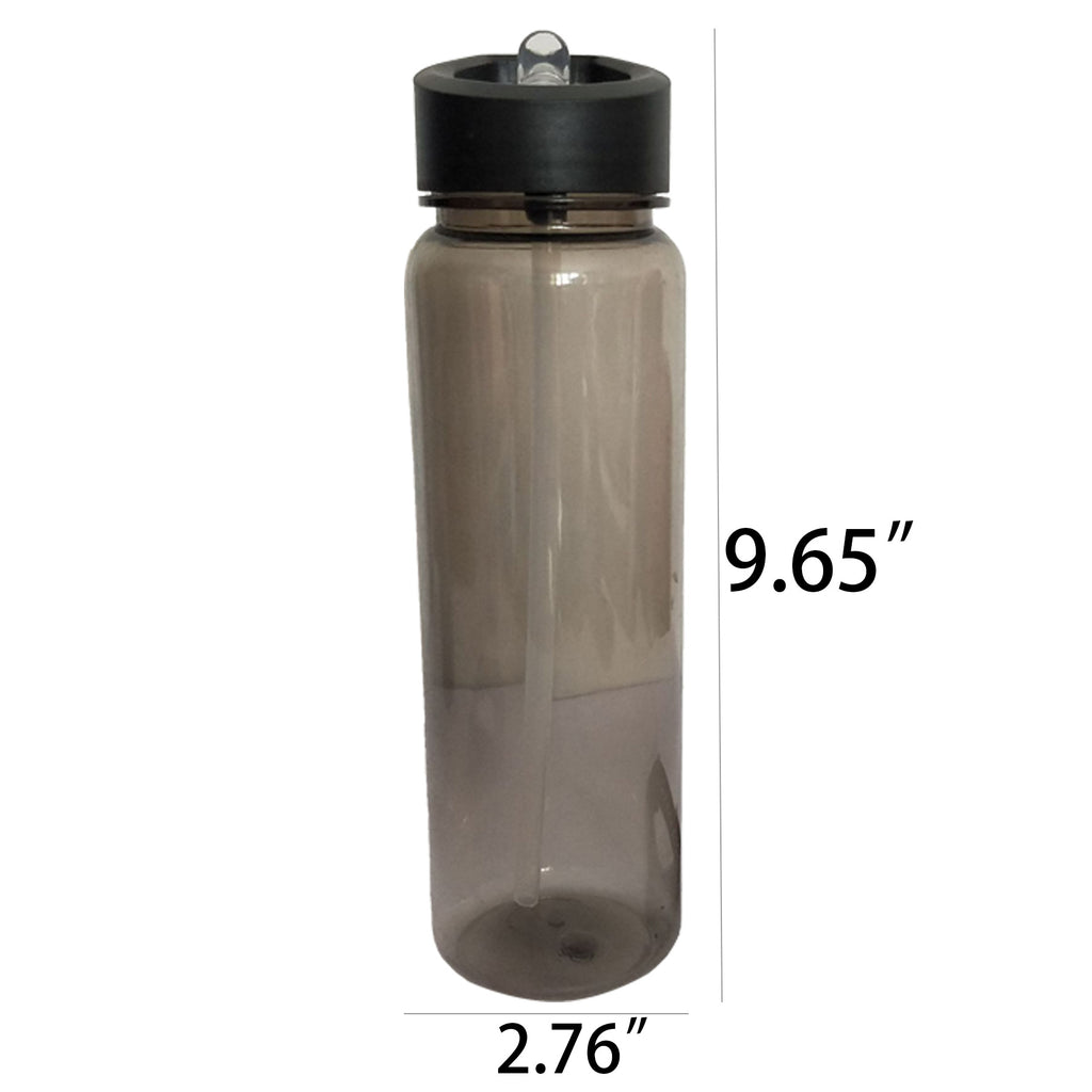Portable Outdoor Sports Plastic Straw Cup