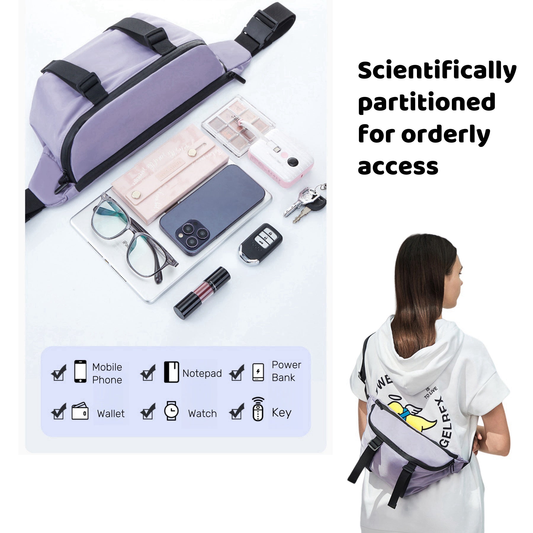 Multifunctional Crossbody Fanny Pack