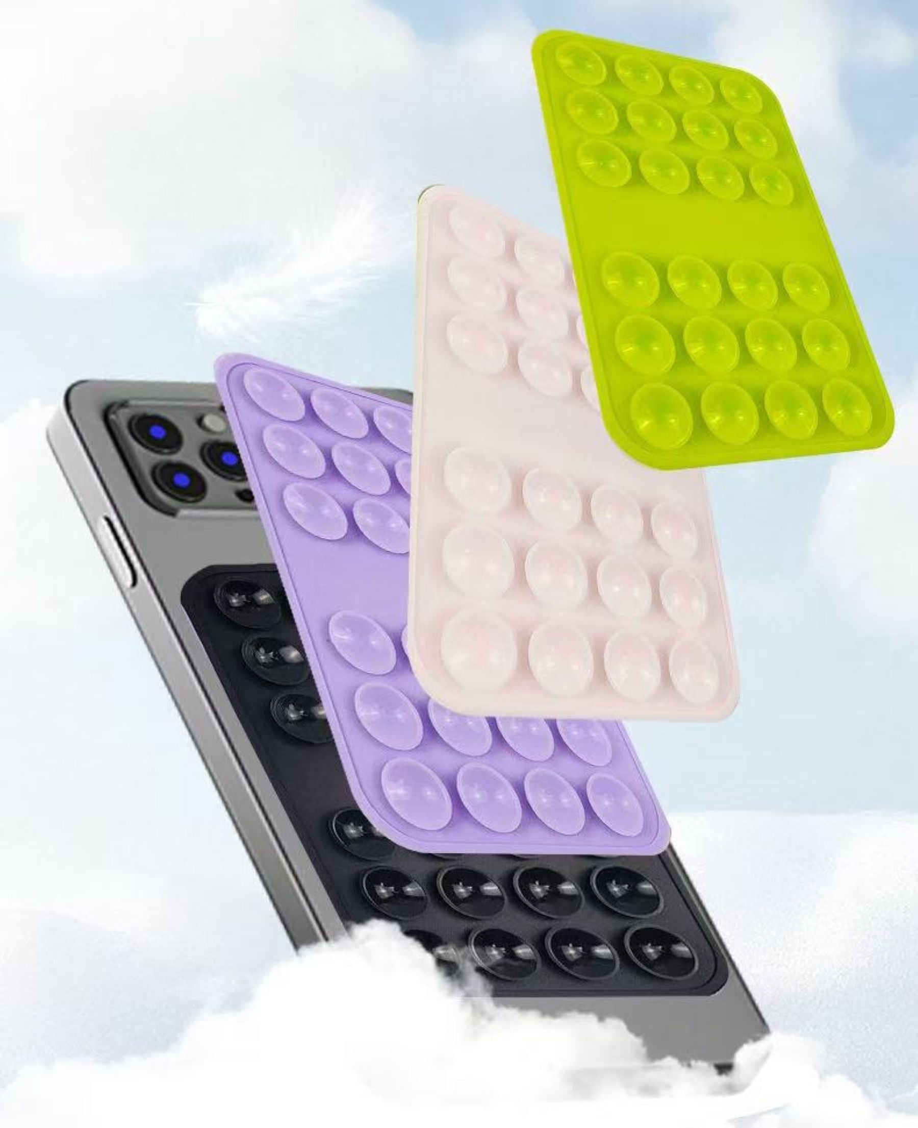 Double-Sided Mobile Phone Silicone Suction Cup