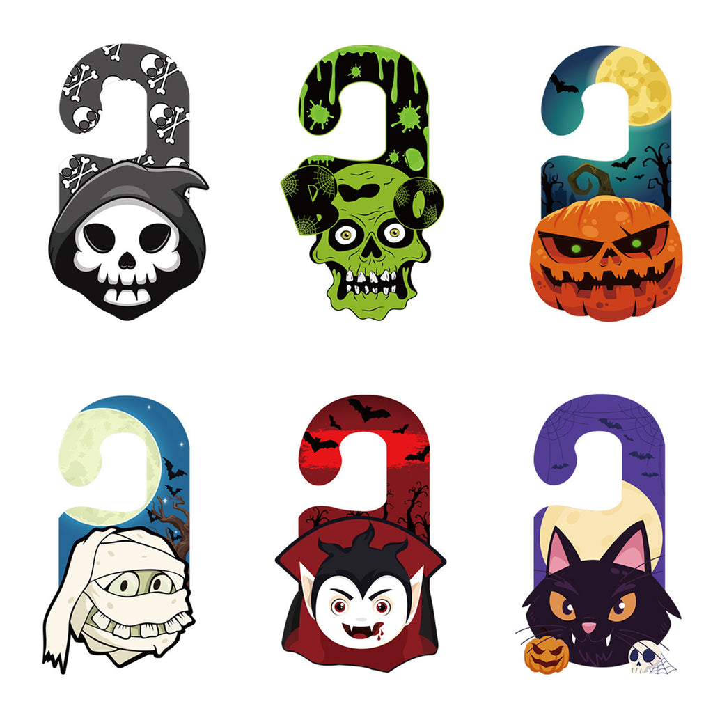 Halloween Party Door Hang Card