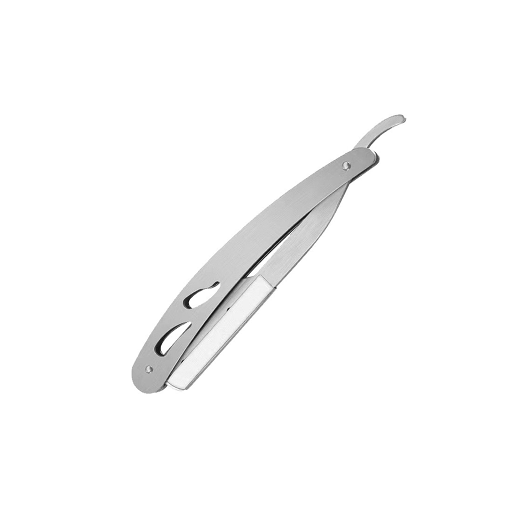 Stainless Steel Straight Razor – 5.3" Foldable Shaving Tool