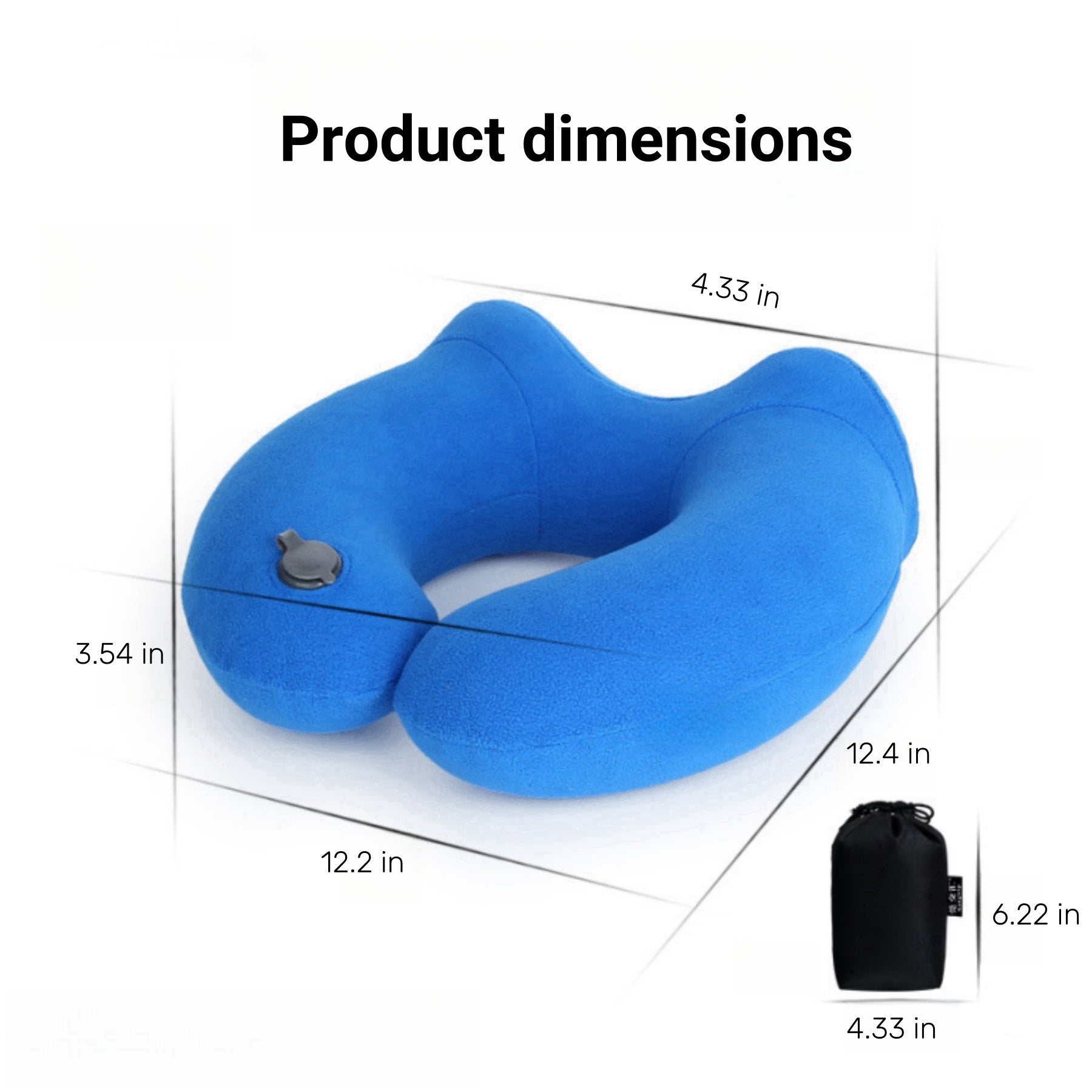 Portable Neck—protecting U-Shaped Pillow