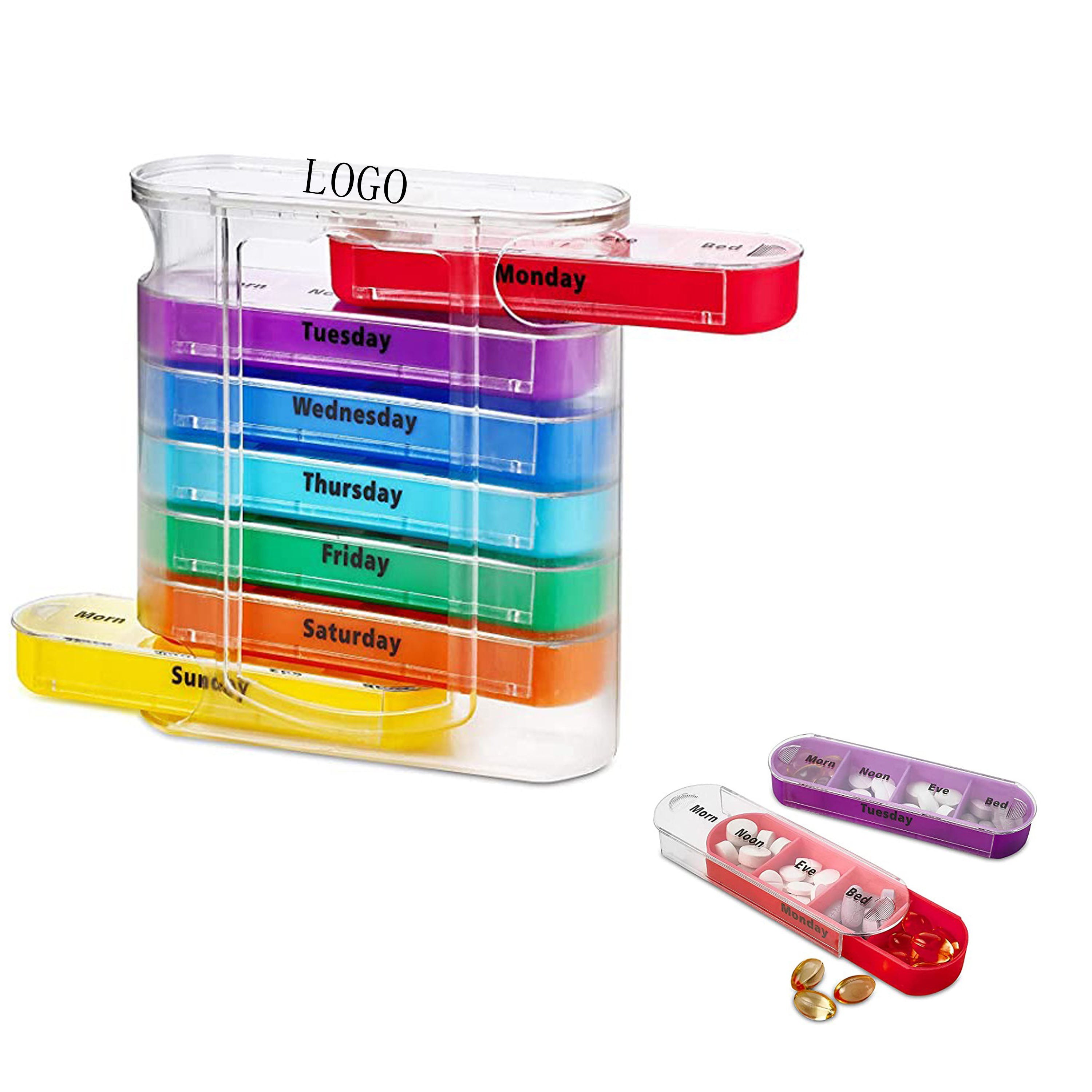 Medicine Organizer 28 Day Pill Box