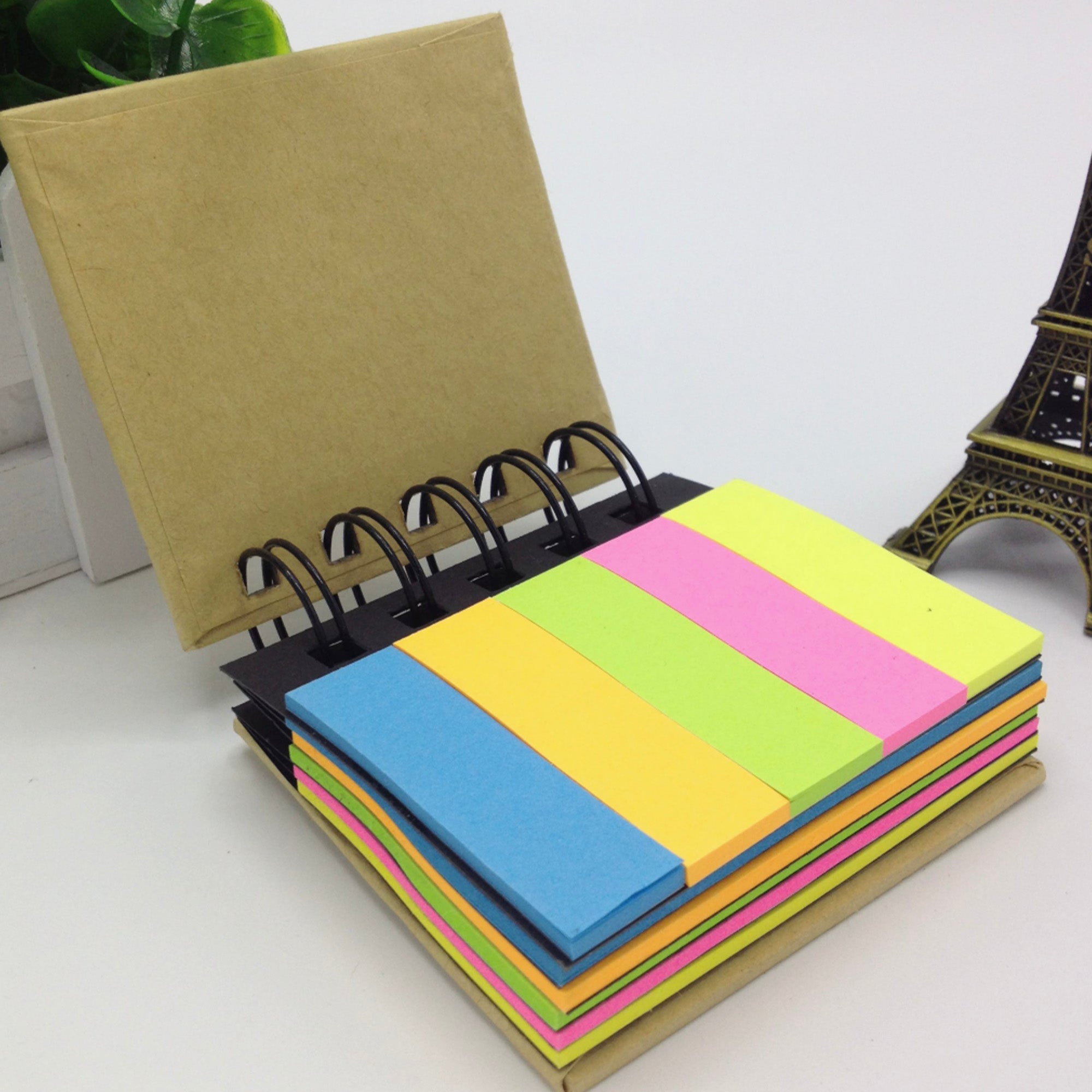 Portable Spiral Notebook Combination Sticky Notes