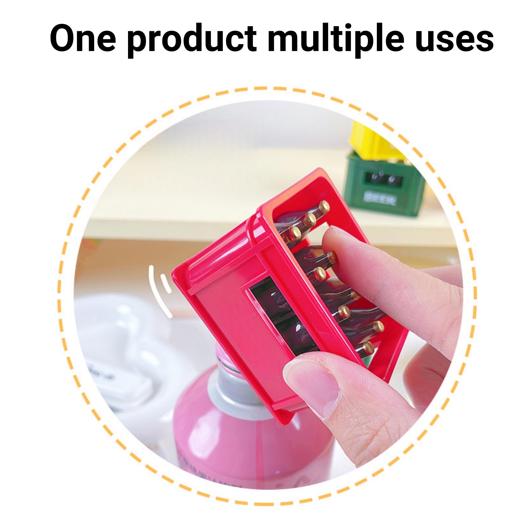 Three-dimensional Magnetic Refrigerator Magnet Bottle Opener