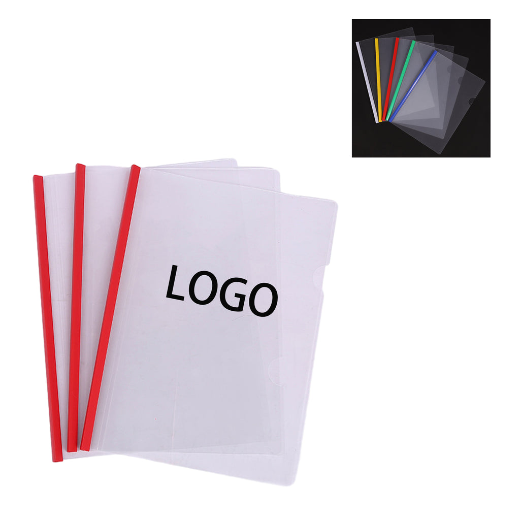 Transparent Sliding Bar Folder