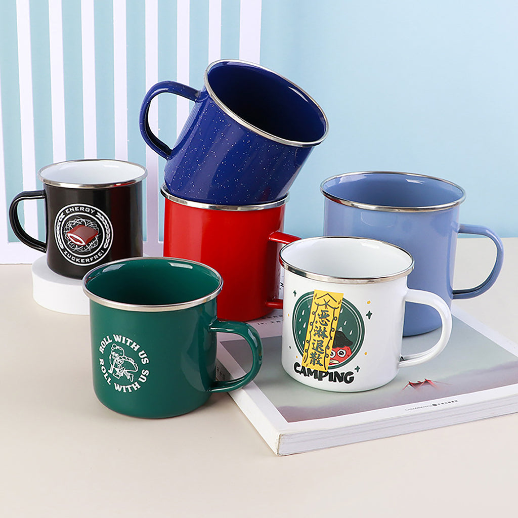 15Oz Enamel Camping Coffee Mug