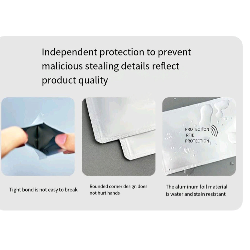 RFID Anti Demagnetization Card Sleeve