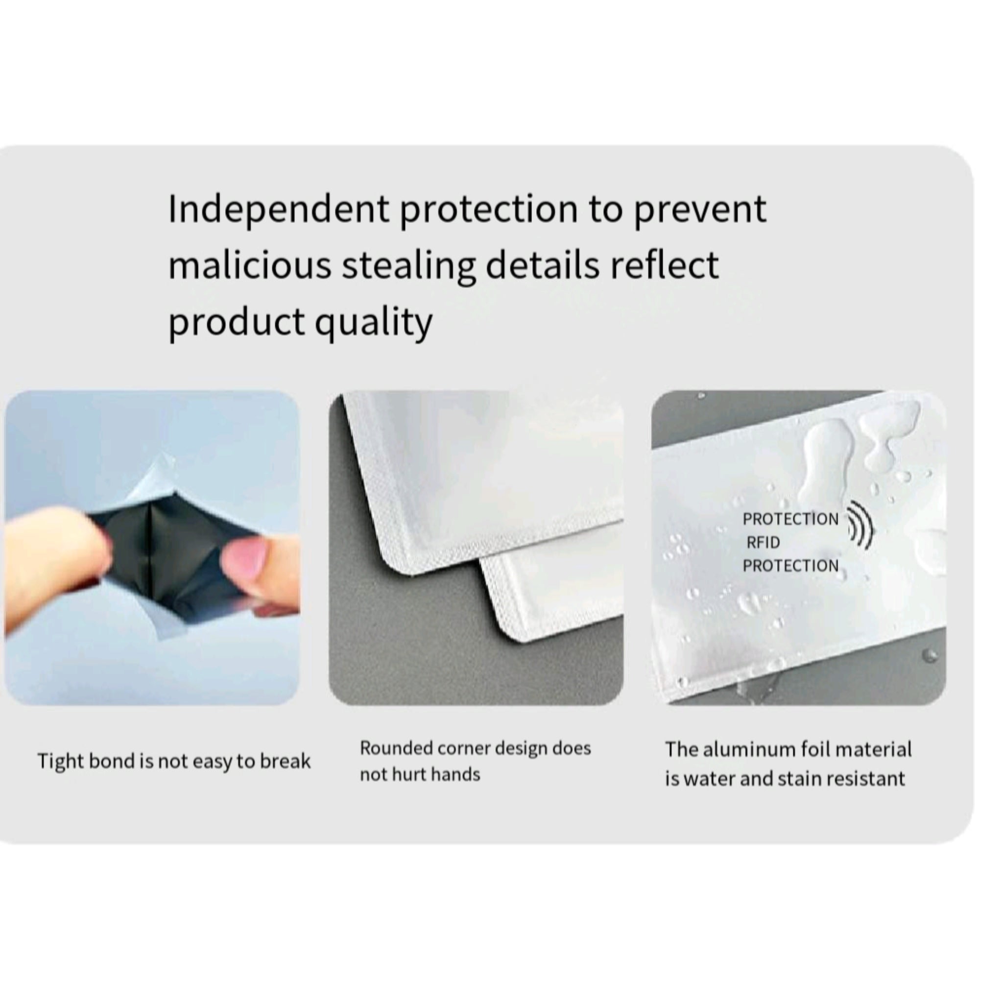 RFID Anti Demagnetization Card Sleeve