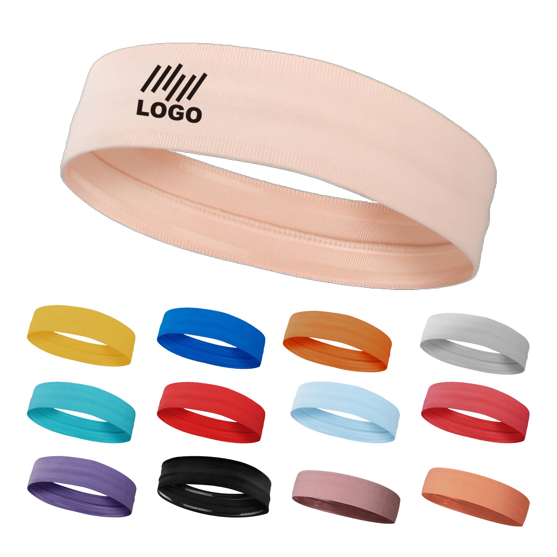 Unisex Non-slip Moisture-wicking Headband