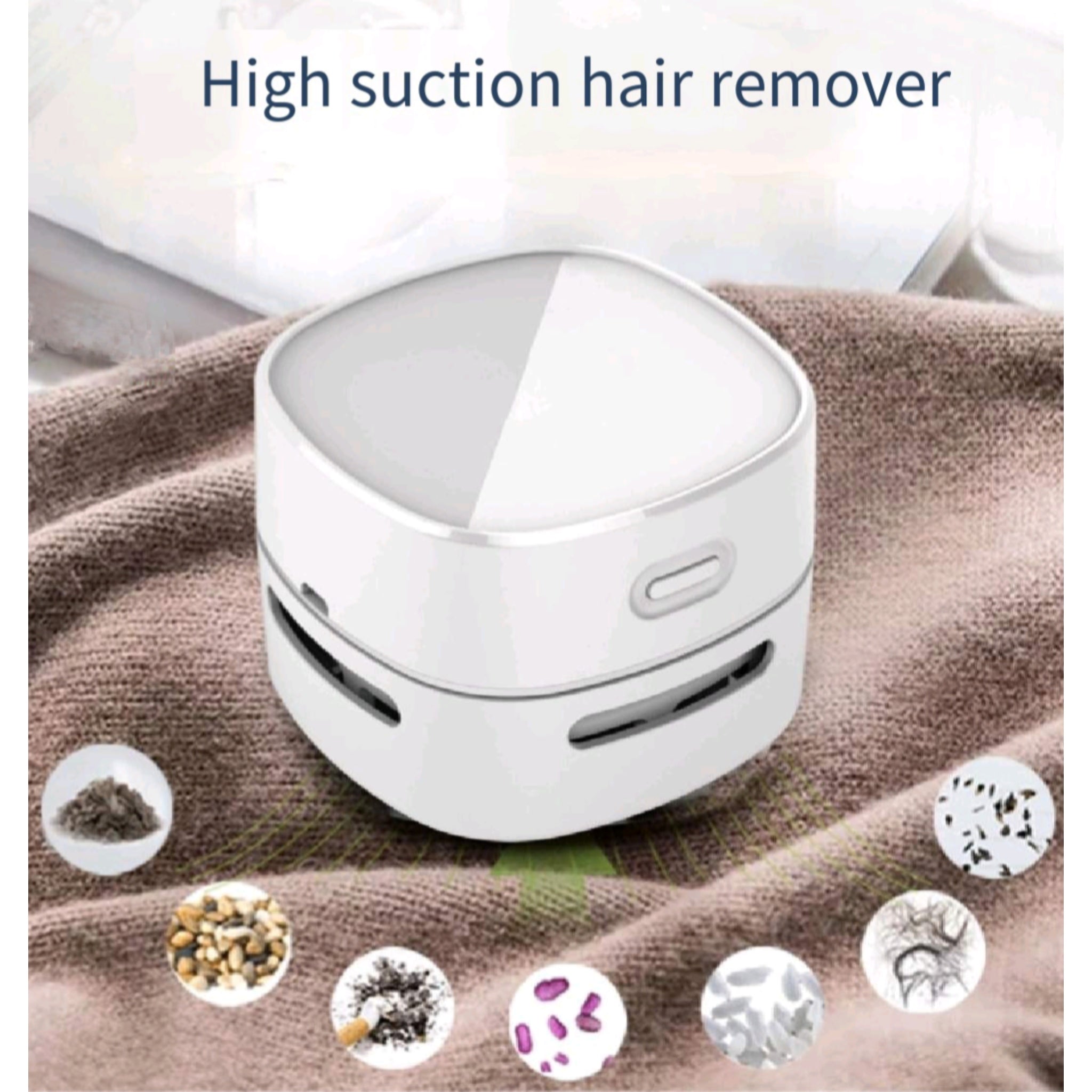 Handheld Cordless Mini Vacuum Strong USB Desk Car Cleaner