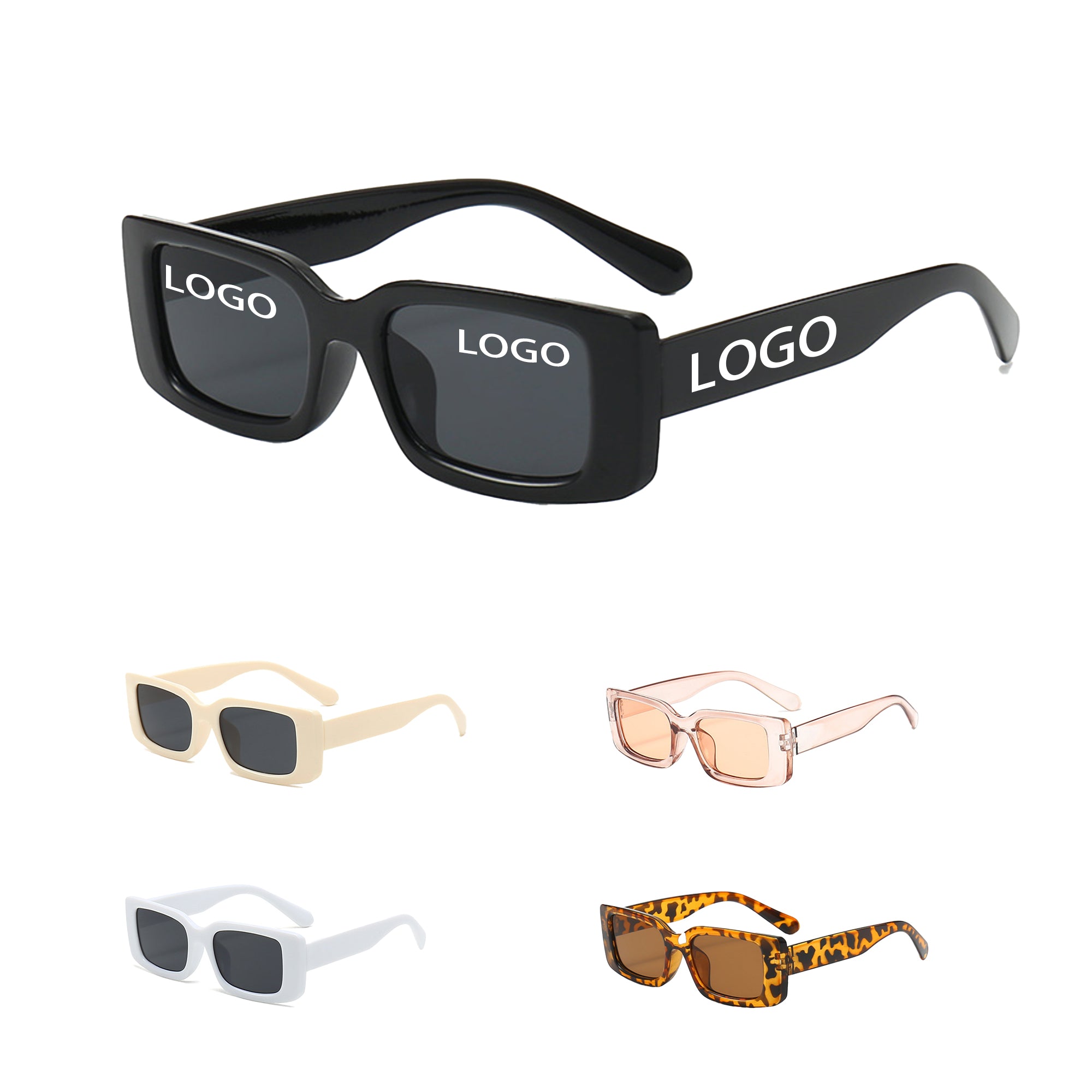 Retro Square Frame Sunglasses