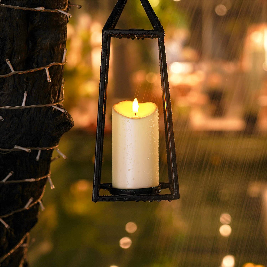 USB Flameless Swing LED Lights Candles With 10-Key Remotes