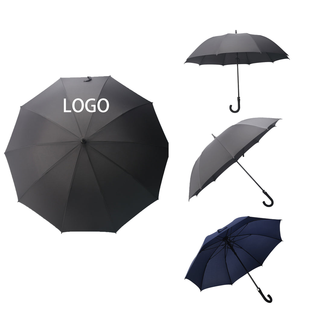 Classic Umbrella With Curved Handle