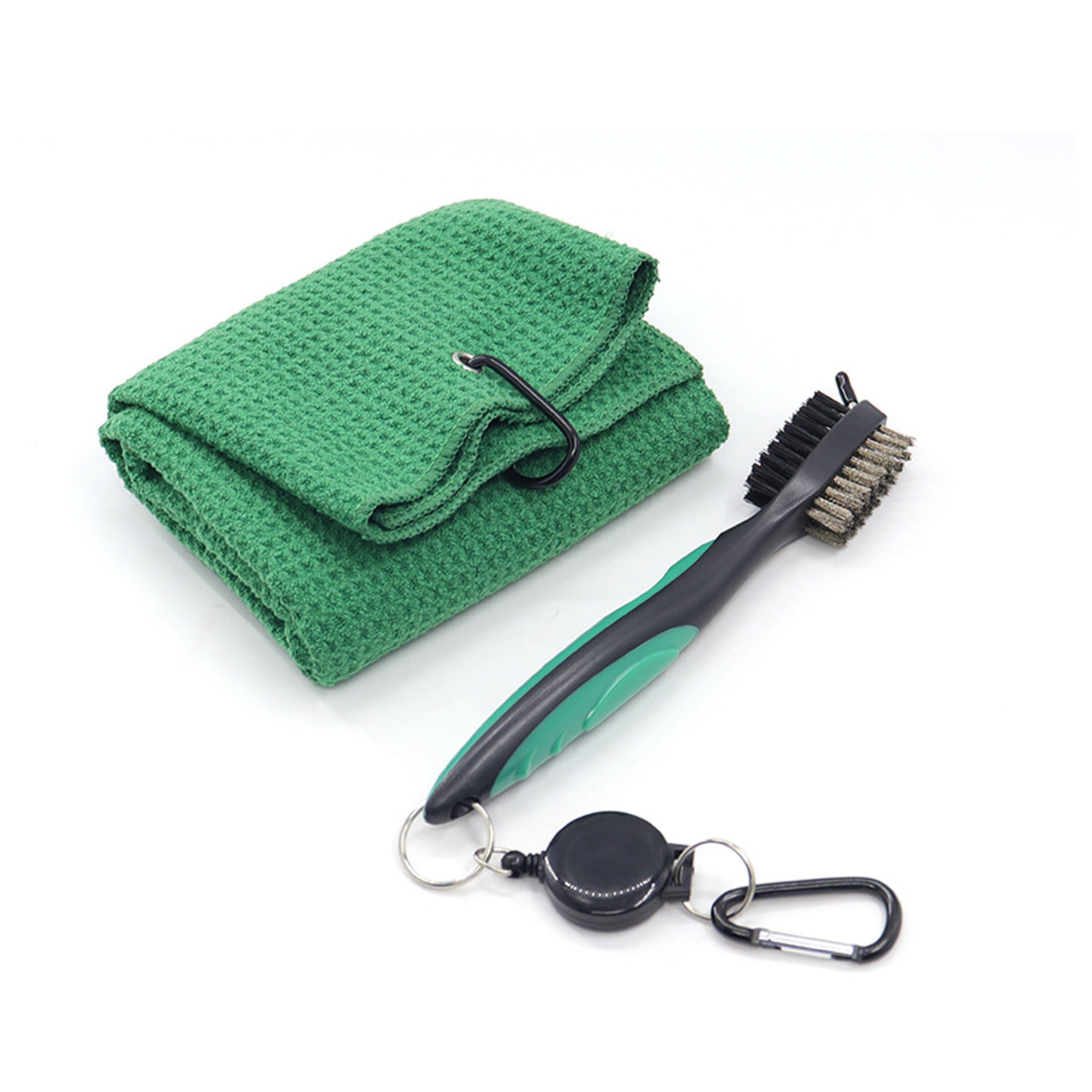 Golf Towel And Brush Set