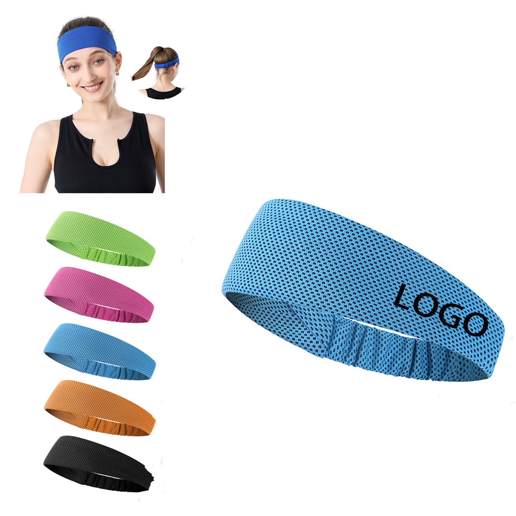 Fitness Cool Sport Outdoor Elastic Headband