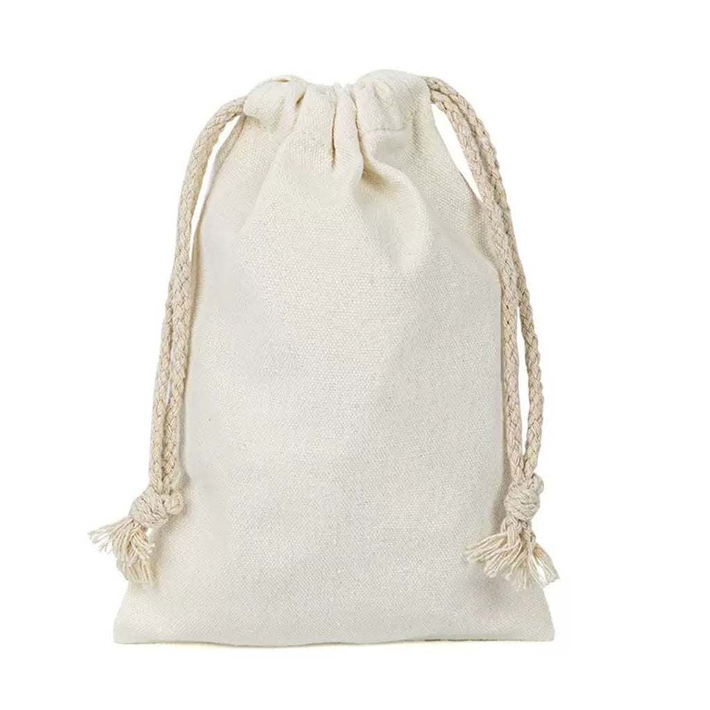 Mini Canvas Drawstring Pocket