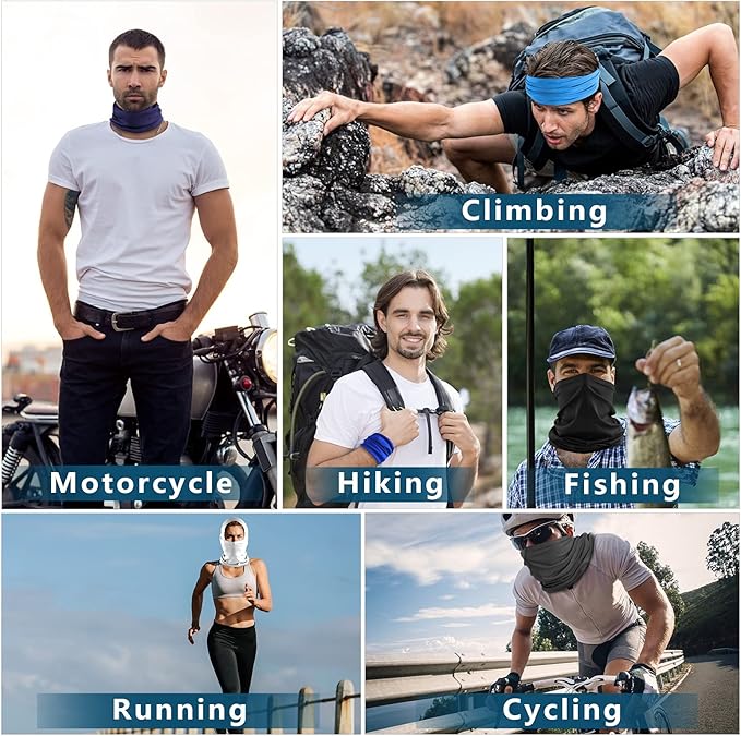 Custom Headwear Bandana Head Wrap Face Scarf Mask Neck Warmer Balaclava for Sports