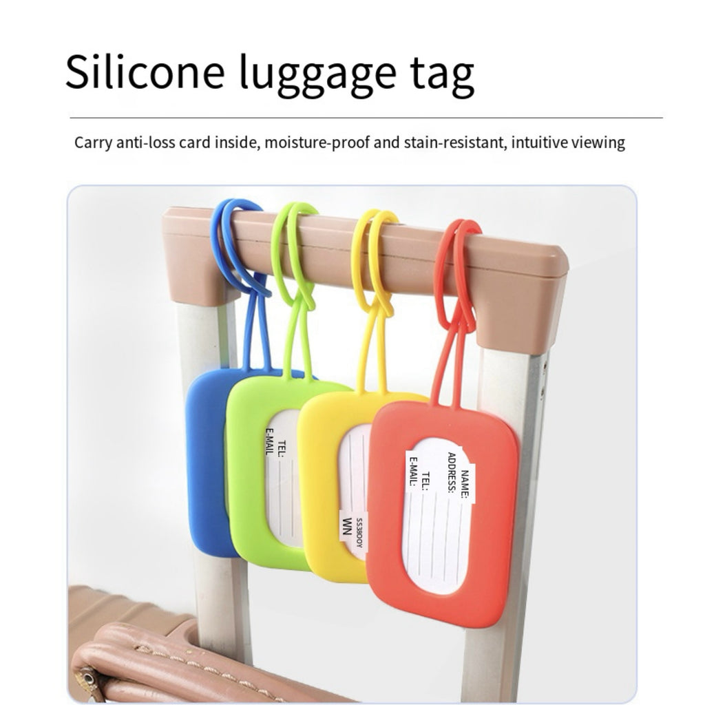 Silicone Card Holder/Luggage Tag