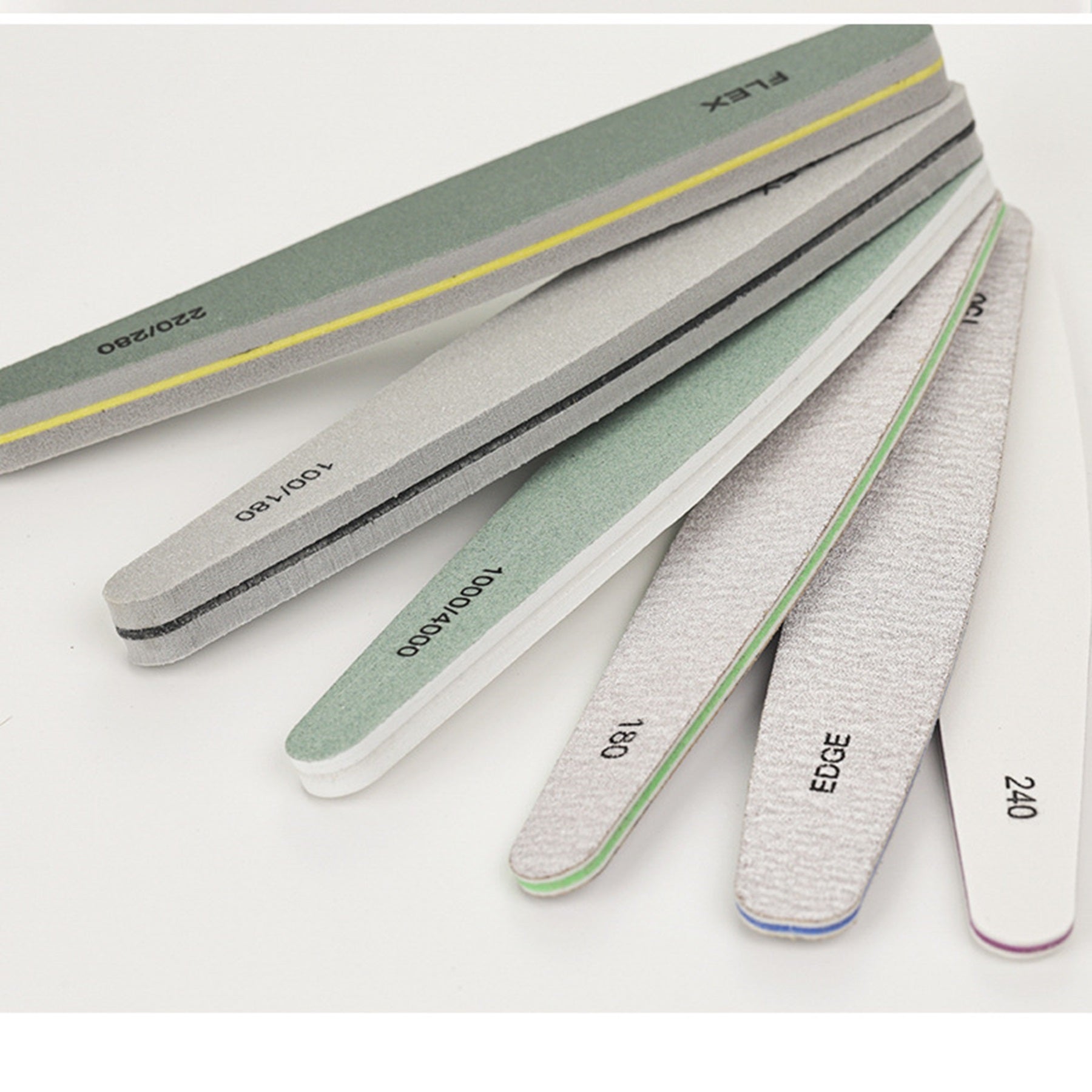 Double Sides Sponge Nail File And Buffers Of 6 pcs