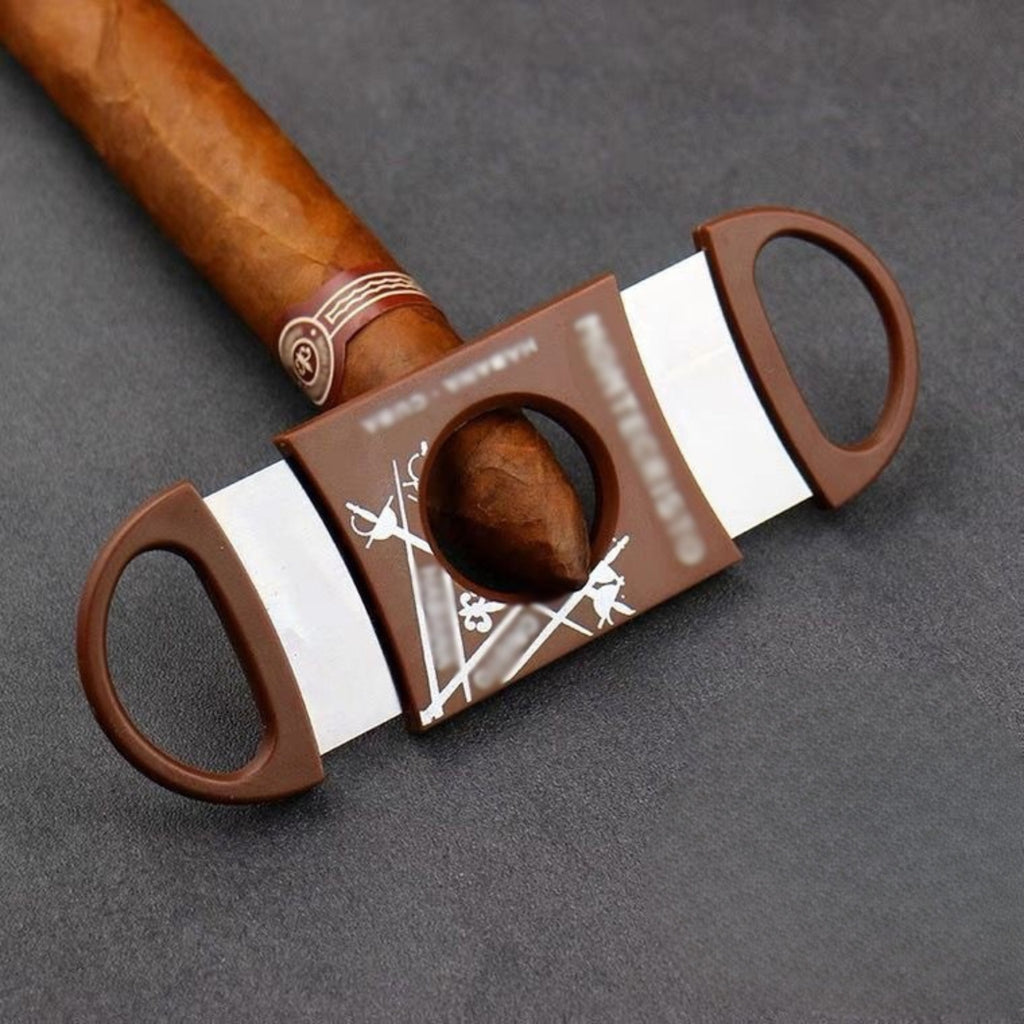 3 Pieces Portable Guillotine Cigar Cutter Set