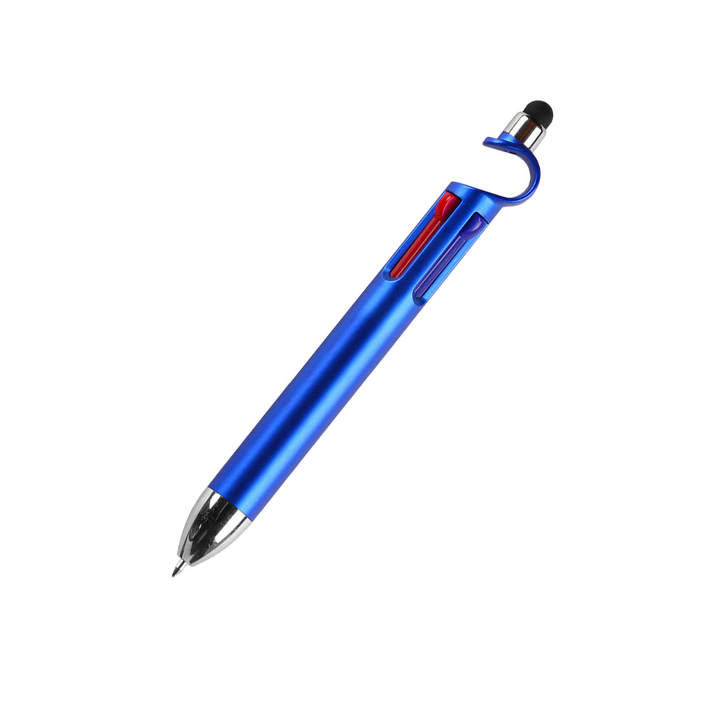 Four-Color Ballpoint Pen Phone Holder