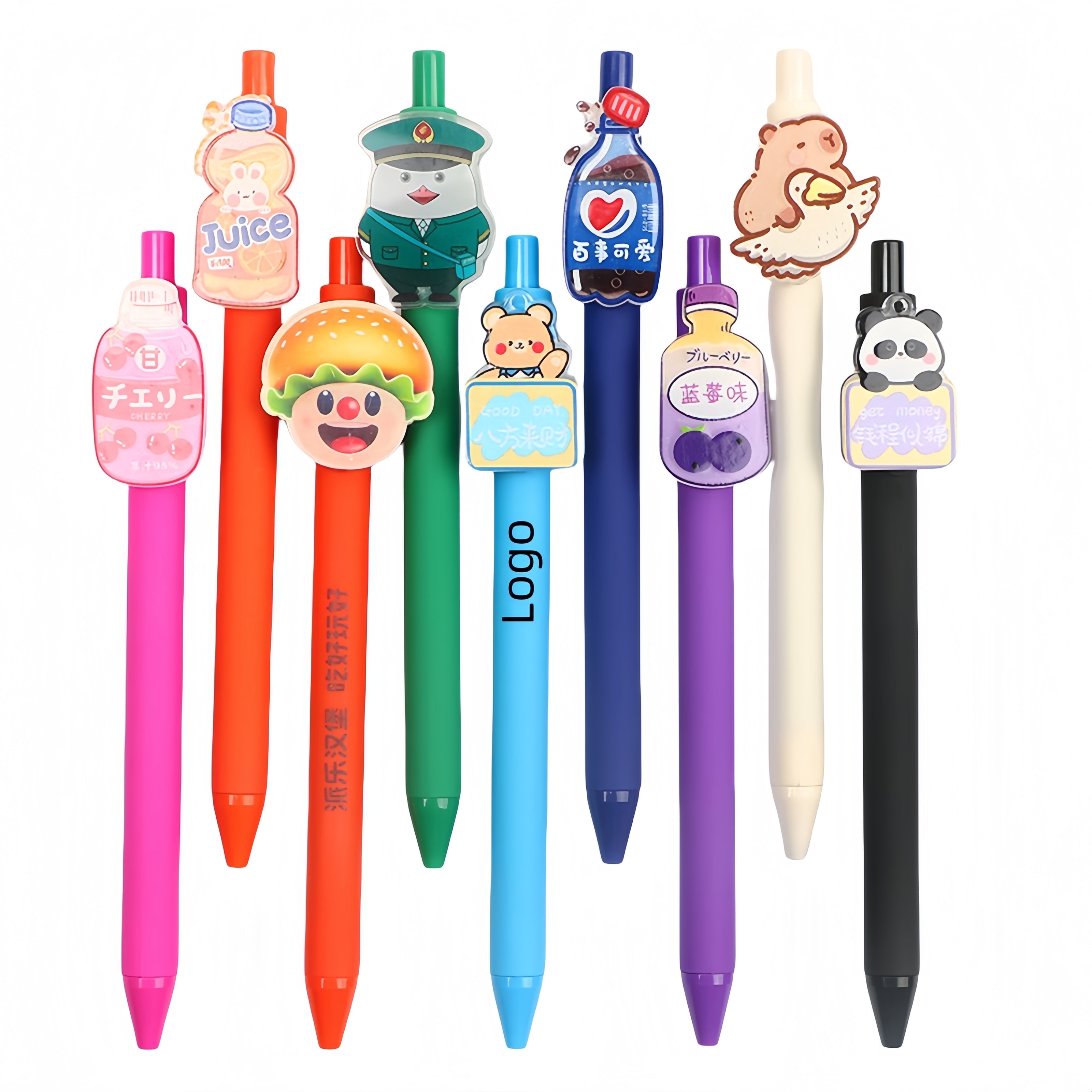 Retractable Ballpoint Pen Acrylic Plate Clip Pen