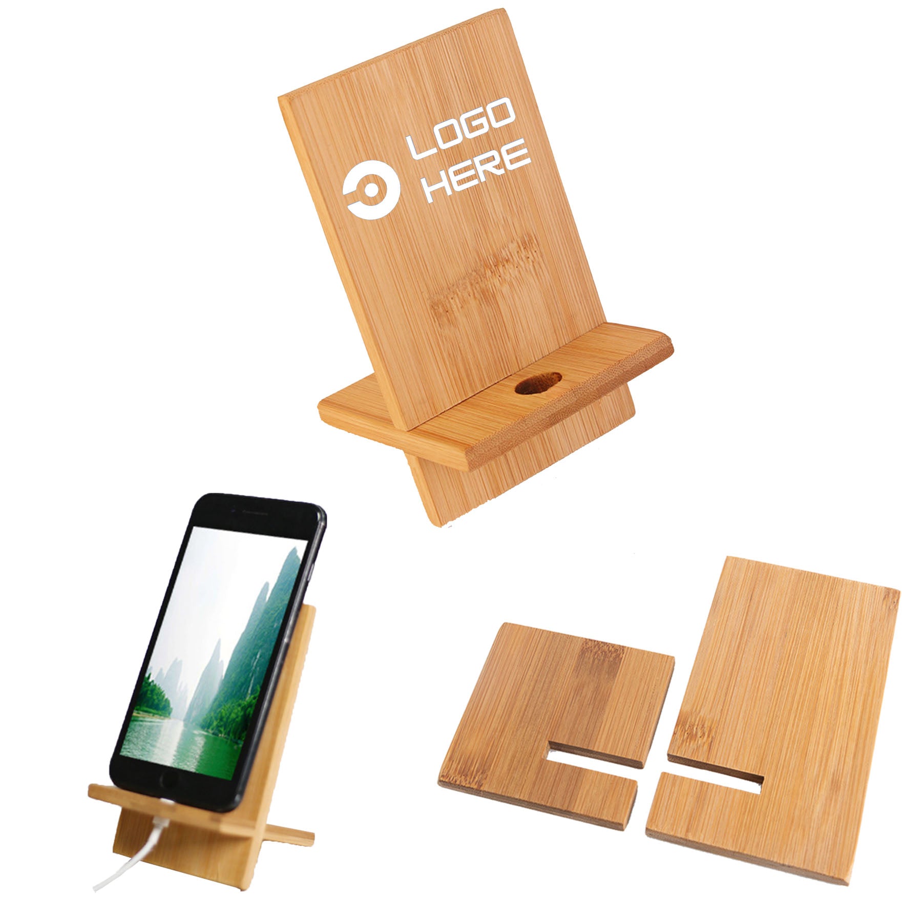 Bamboo Phone Stand