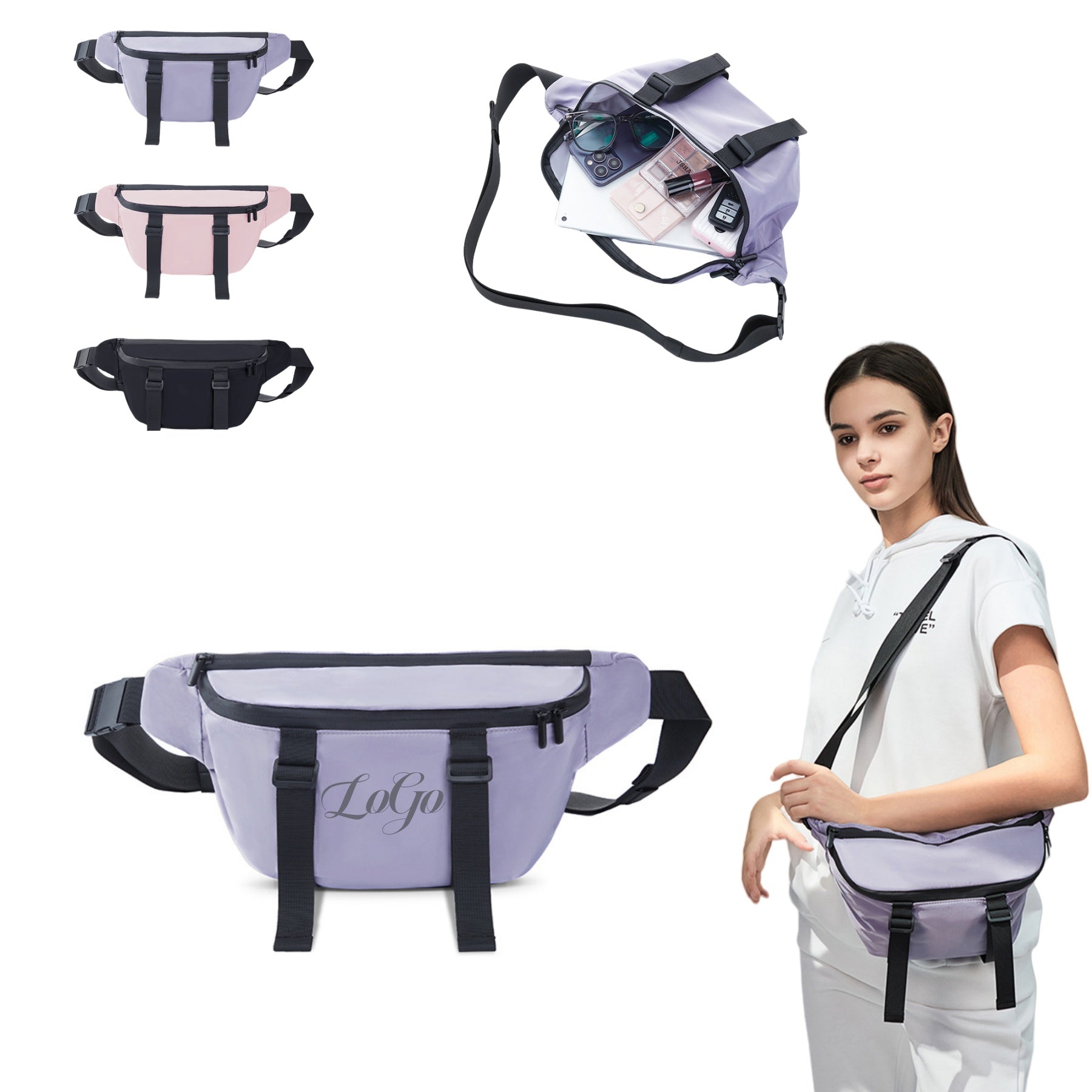 Multifunctional Crossbody Fanny Pack
