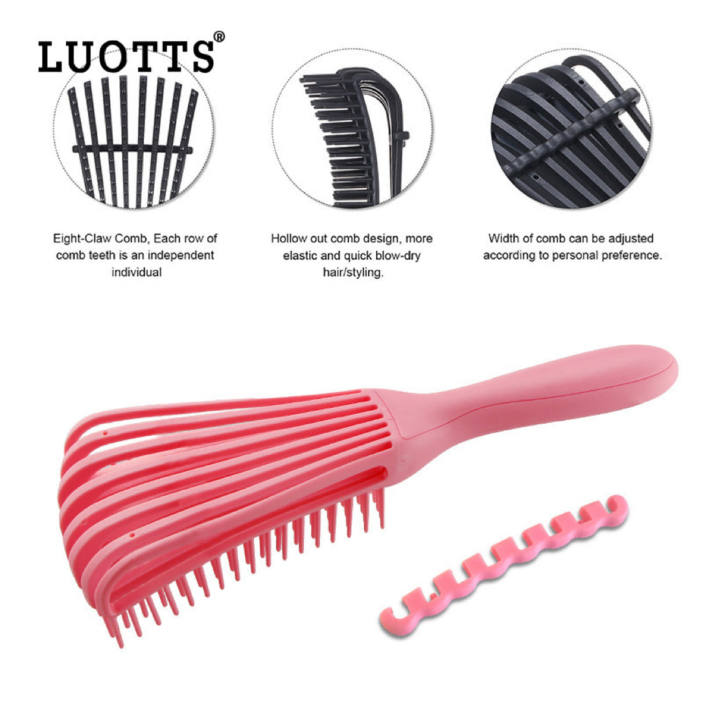 Eight-Claw Detangling Hair Brush