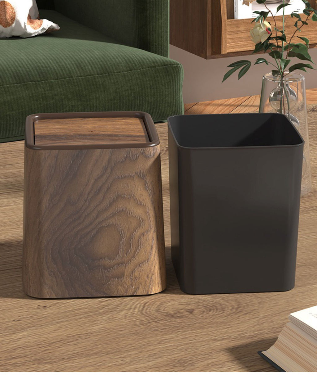Desktop Wood-grain Storage Box