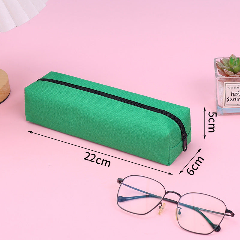 Simple Large Capacity Oxford Cloth Pencil Pouch
