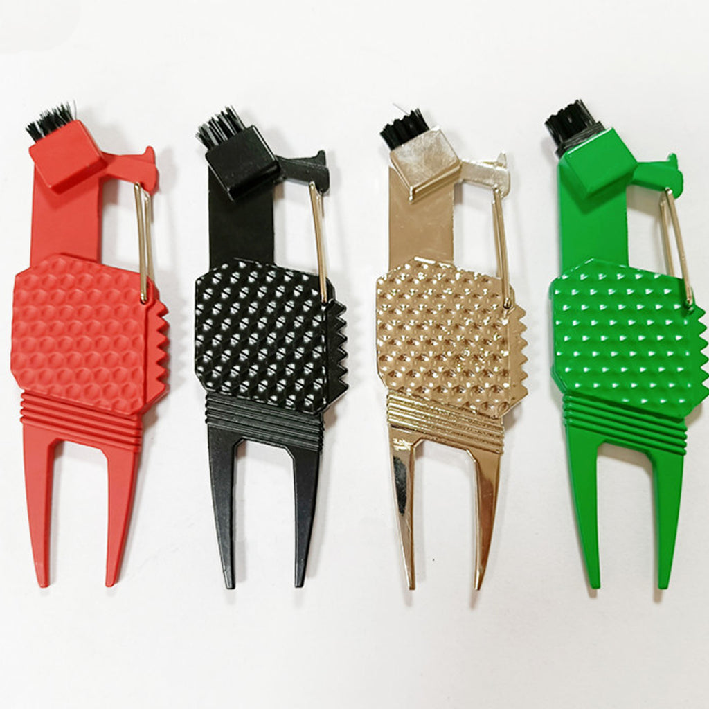 Spray Painting Process Zinc Alloy Hairbrush Golf Fork