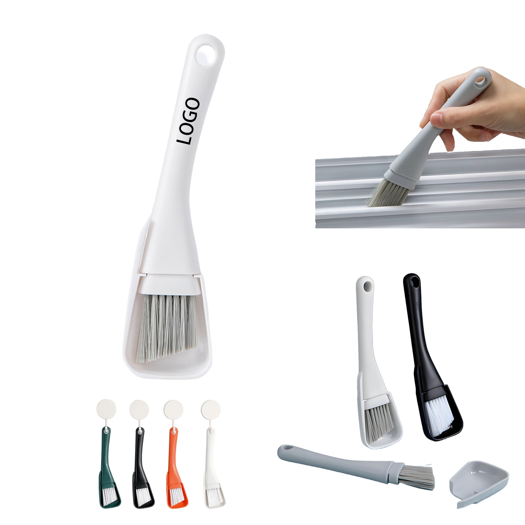 Window Groove Cleaning Brush-Narrow Space Scrubber Tool