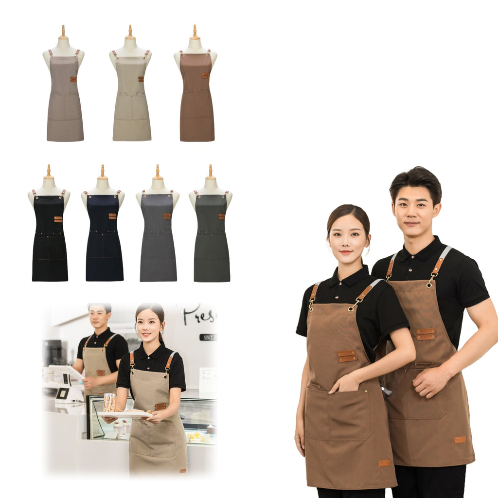 Waterproof And Oil - Resistant Canvas Apron