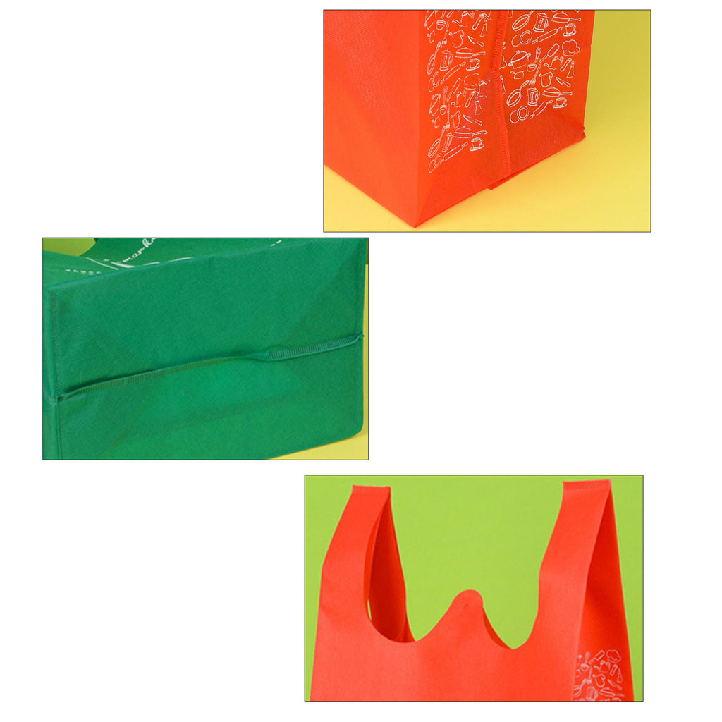 Nonwoven Fabric Shopping Tote Bag With Handles